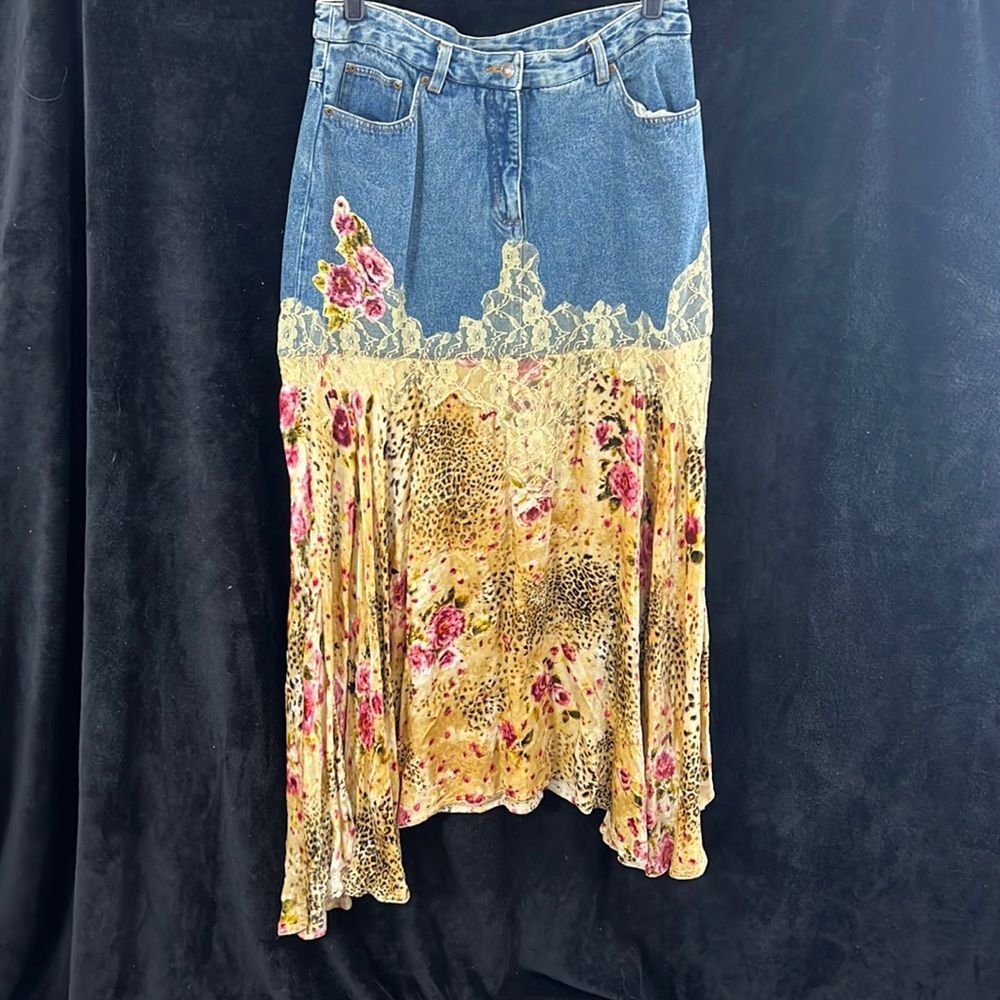 Jeanology Skirt that someone has altered